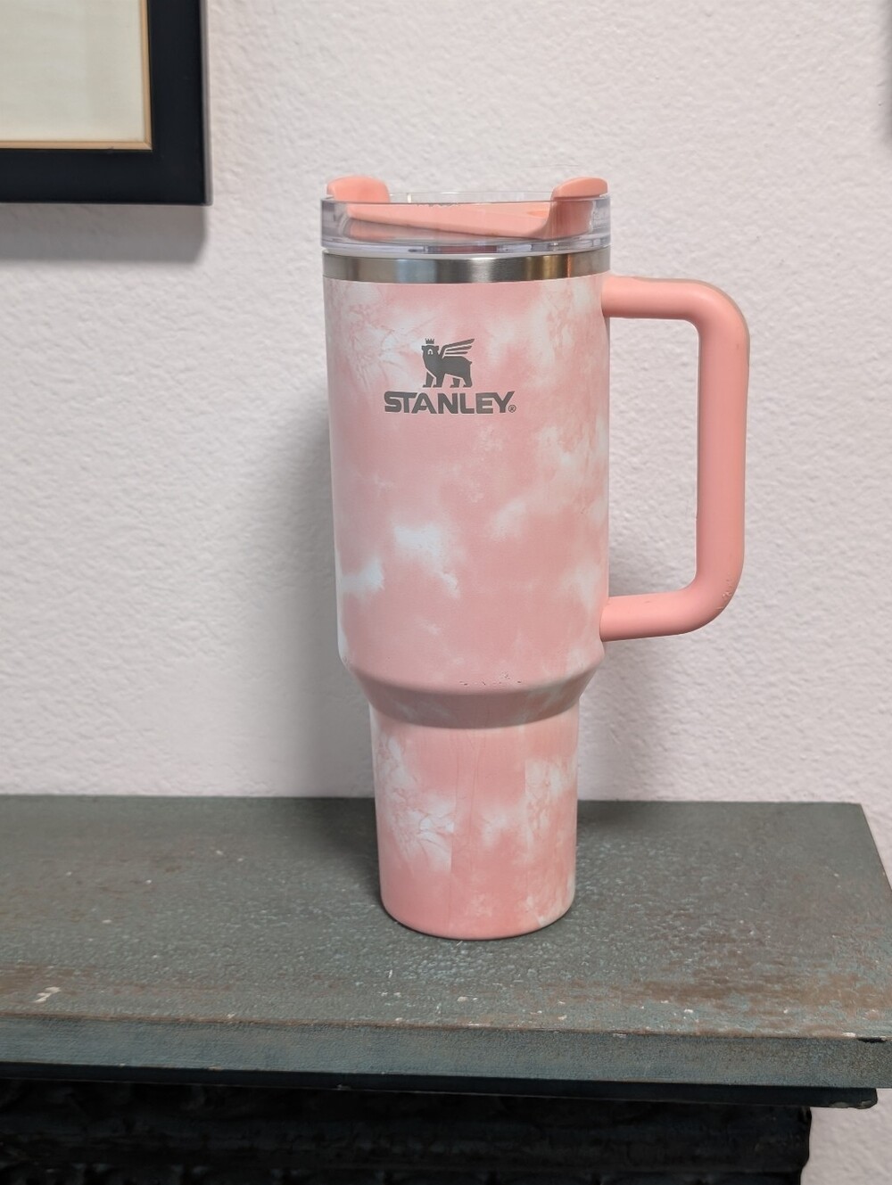 STANLEY 40 oz Peach Tie-dye Quencher H2.0 FlowState Tumbler No Straw